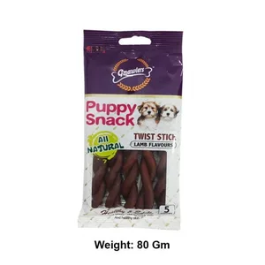 Gnawlers Dog Treats Puppy Snack Lamb Stick 5 In 1 80 Gm