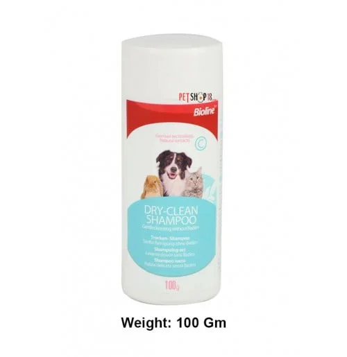Bioline Dry Clean Shampoo For Pets 100 Gm