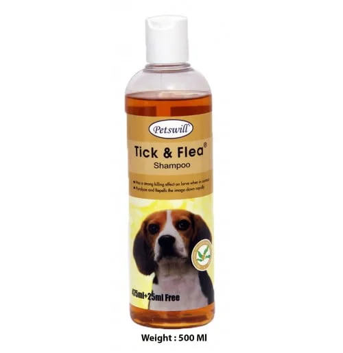 Petswill Tick And Flea Dog Shampoo 500 Ml