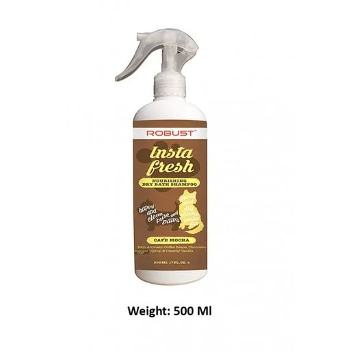 Robust Cafe Mocha Dog Dry Bath Shampoo 250 Ml
