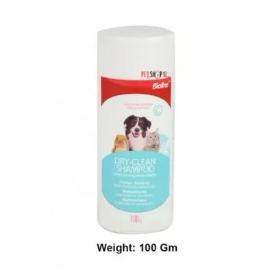 Bioline Dry Clean Shampoo For Pets 100 Gm