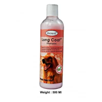 Petswill Long Coat Dog Shampoo 500 Ml